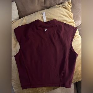 Lululemon Crop Mock Neck Tank